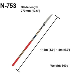 Genėjimo pjūklas ilgu kotu Nishigaki Nobinoko N-753 1,8m